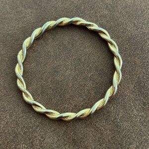 TWISTED Monet Vintage Golden Bangle